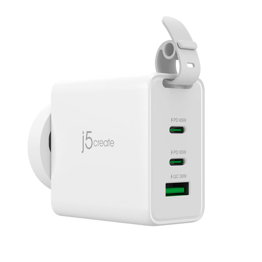 j5create JUP3565V mobile device charger Universal White AC Indoor