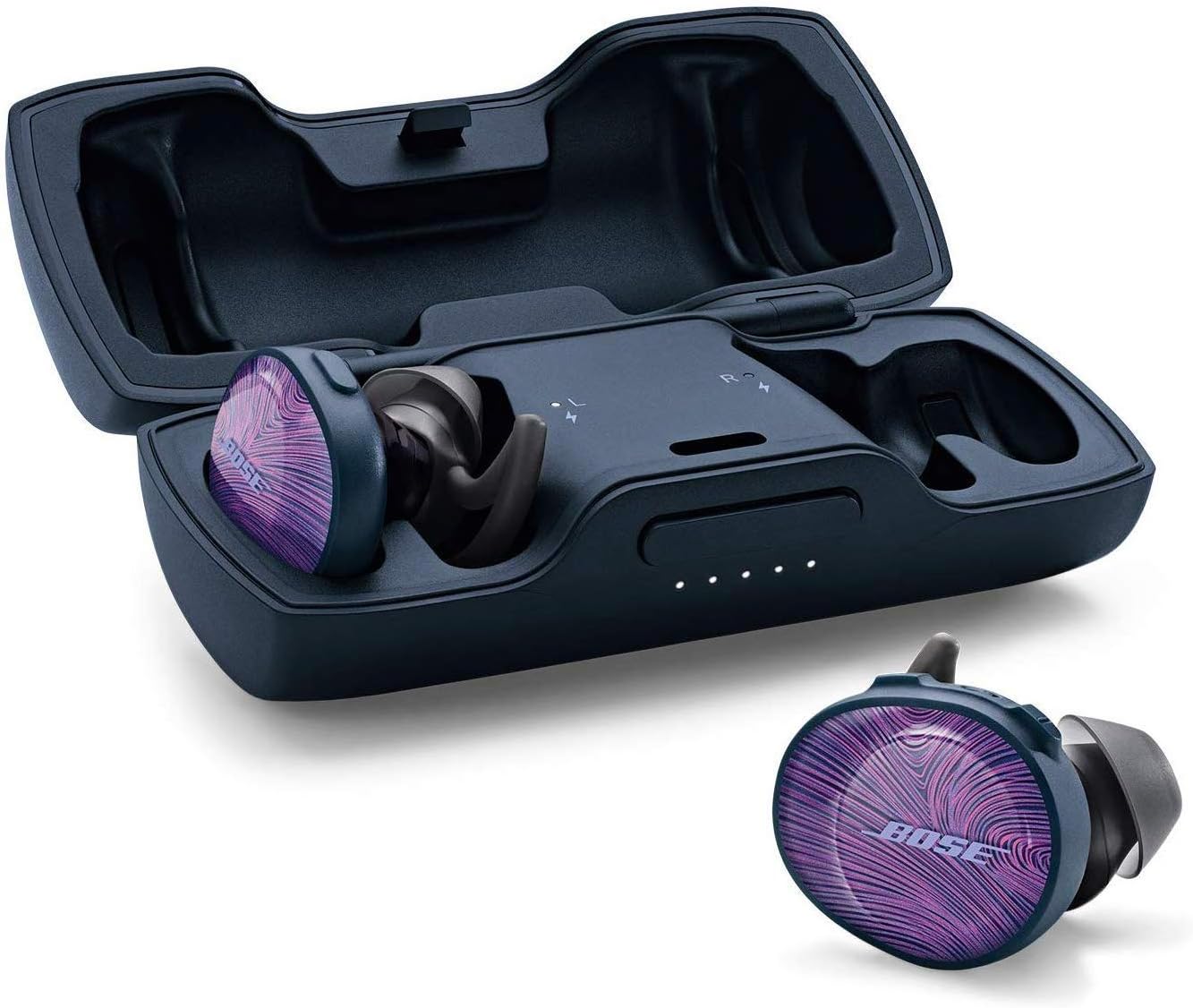 Bose SoundSport Free purple true wireless earbuds