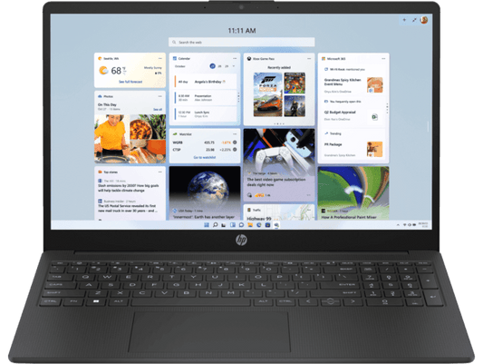 HP Laptop 15 Windows 11 Home 15.6in Intel Core i5 8GB RAM 256GB SSD FHD Jet black