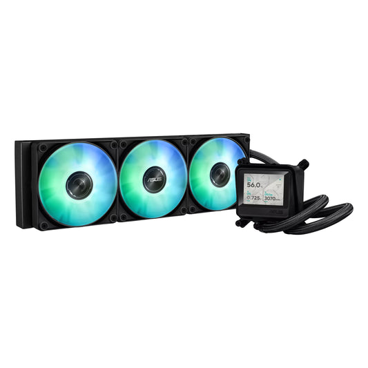 ASUS AYW Gaming LC 360 ARGB LCD Processor All-in-one liquid cooler 12 cm Black 1 pc(s)