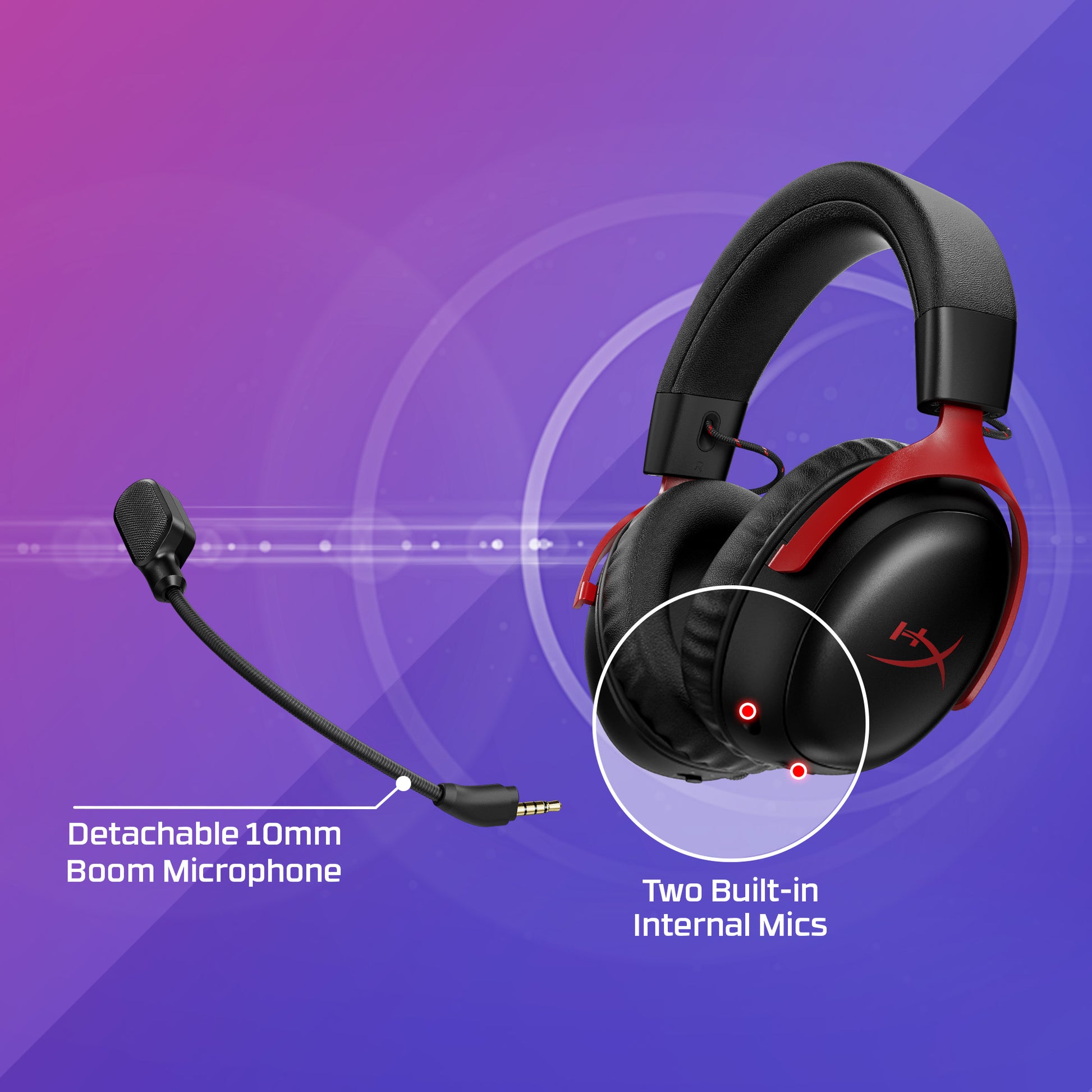 HyperX Cloud III S - Wireless Gaming Headset (White)