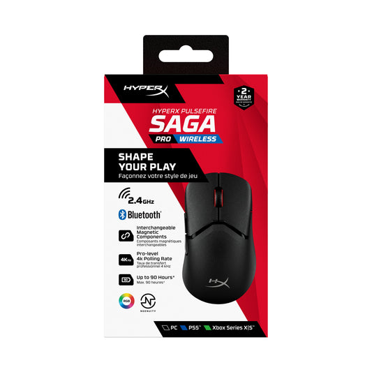 HyperX Pulsefire Saga Pro Wireless Gaming Mouse