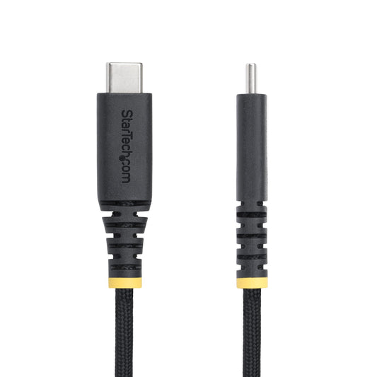 Star Tech 3ft (1m) USB-C Charging Cable, Durable and Ultra-Flexible, 240W (5A) PD EPR, USB 2.0 Laptop Charger Cable, USB-IF Certified, Rugged USB-C Charging Cord