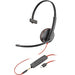 HP Poly Blackwire C3215 Monaural Headset +Carry Case (Bulk)