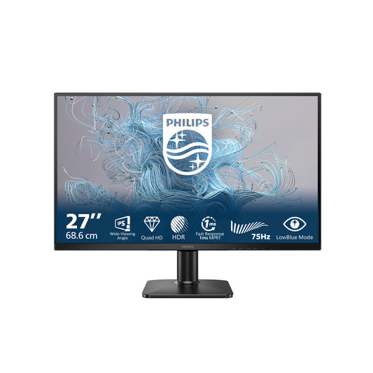 Philips 1000 series 27E2N1500L/75 computer monitor 68.6 cm (27") 2560 x 1440 pixels Quad HD LED Black