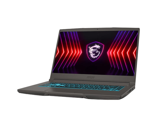 MSI Thin 15 B13VE-2275AU Intel® Core™ i5 i5-13420H Laptop 39.6 cm (15.6") Full HD 16 GB DDR4-SDRAM 512 GB SSD NVIDIA GeForce RTX 4050 Wi-Fi 6E (802.11ax) Windows 11 Home Grey