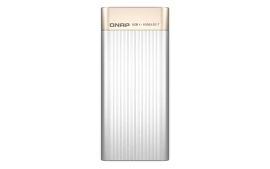QNAP QNA-UC10G1T Single-port USB4 Type C to single-port 10GbE NBASE-T RJ-45 , 2y RTB