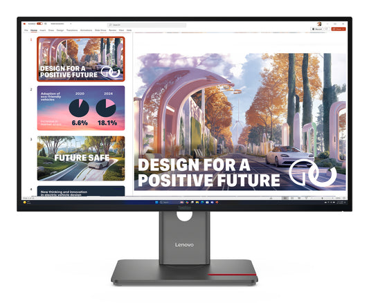 Lenovo ThinkVision P27QD-40 computer monitor 68.6 cm (27") 2560 x 1440 pixels Quad HD LED Black product image