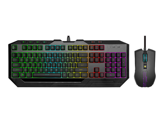 COOLER MASTER DEVASTATOR 3 MEMBRANE KEYBOARD (7 COLOR LED) & 4800DPI GAMING RGB MOUSE (7 L