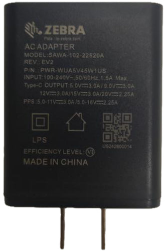 Zebra PWR-WUA5V45W1AU handheld mobile computer accessory Battery charger