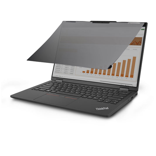 Star Tech Lenovo X13 Yoga Gen 4 Bright Privacy Screen Filter with Touch, Flip-Over, 75% Light Transmittance, Anti-Glare Privacy Filter, +/- 30 Deg. View Angle