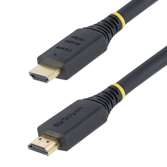 Star Tech 7m (22.9ft) Premium Certified High Speed HDMI Cable, 4K 60Hz/1440p 144Hz, HDR10/HDCP 2.2/ARC, 18Gbps, UHD HDMI 2.0 Cord for TV/Monitor/Display, TPE Jacket