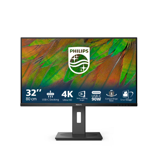 Philips 3000 series 32B1U3900/75 computer monitor 80 cm (31.5") 3840 x 2160 pixels 4K Ultra HD LCD Black