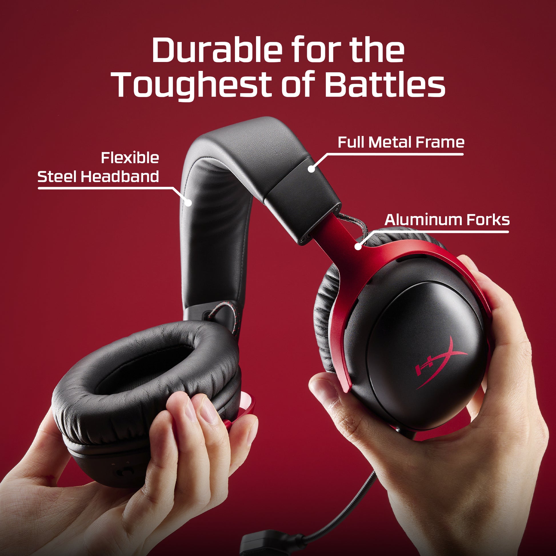 HyperX Cloud III S - Wireless Gaming Headset (White)
