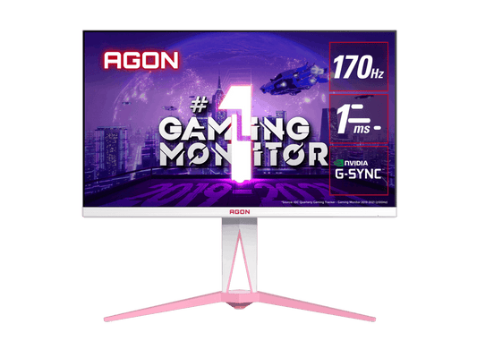 AGON 27" (16:9) QHD IPS LED, 1MS, 240HZ, G-SYNC, HDMI(2), DP(2), USB, SPKR, H/ADJ, 3YR