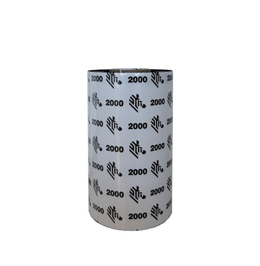 Zebra 2000 Wax thermal ribbon 450 m Black