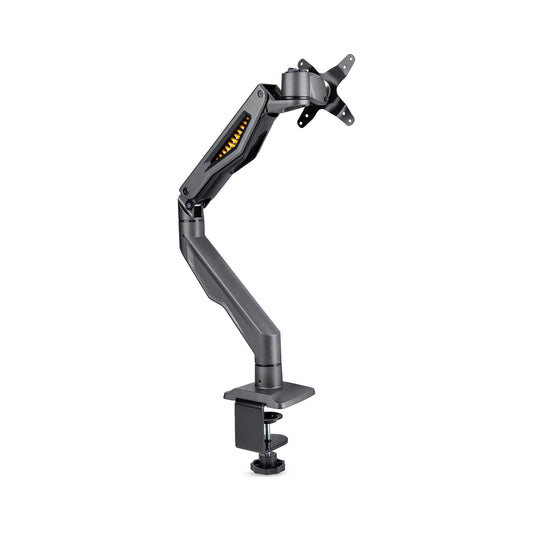 Star Tech Desk Mount Monitor Arm, Up To 32" Display, Max 22lb/10kg, VESA 75x75/100x100, C-Clamp, Fully Articulating, Mechanical Spring, TAA-compliant