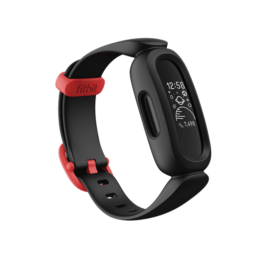 Fitbit Ace 3 Kids Fitness Tracker Black - Racer Red