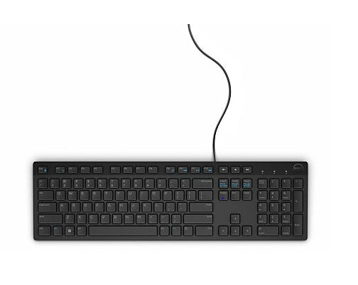 DELL KB216 WIRED MULTIMEDIA KEYBOARD (BLACK), 1YR