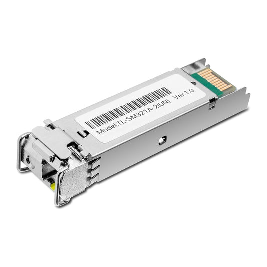 Gigabit Single-Mode WDM Bi-Directional SFP Module
SPEC: LC Connector, TX:1550nm/RX:1310nm, Single-mode, 2 km