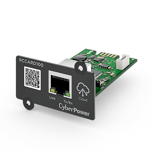 CyberPower Cloud Card , Ethernet Interface(RCCARD100 )- 2 Yrs Adv Replacement WTY