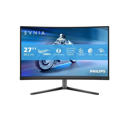 Philips Evnia 5000 27M2C5200W/75 computer monitor 68.6 cm (27") 1920 x 1080 pixels Full HD LCD Black