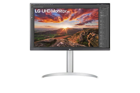 LG 27" (16:9) UHD IPS LED, HDMI(2), DP, VESA, H/ADJ, SPKR, USB-C, 3YR