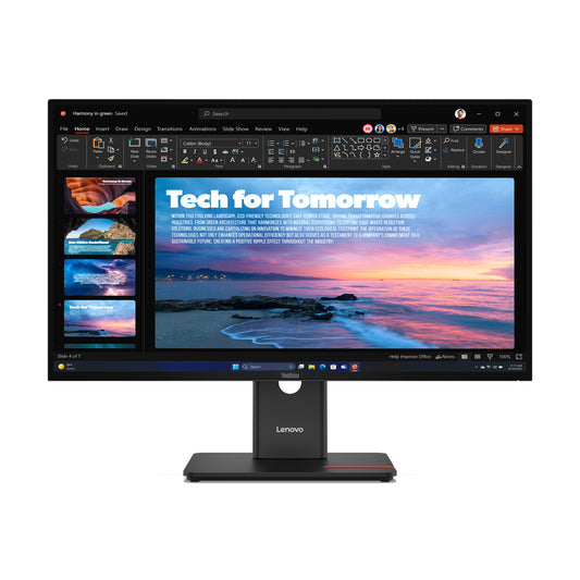 Lenovo ThinkVision T27QD-40 computer monitor 68.6 cm (27") 2560 x 1440 pixels Quad HD LED Black