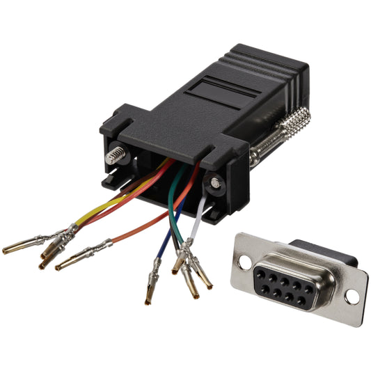 Star Tech DB9 to RJ45 Modular Adapter - F/F