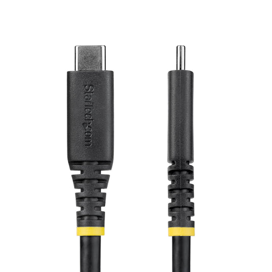 Star Tech 2m (6ft) USB4 Cable, 20Gbps, USB-IF Certified USB-C Cable, 240W PD EPR, 4K 120Hz DP 1.4, TPE Jacket, Black USB-C Cord
