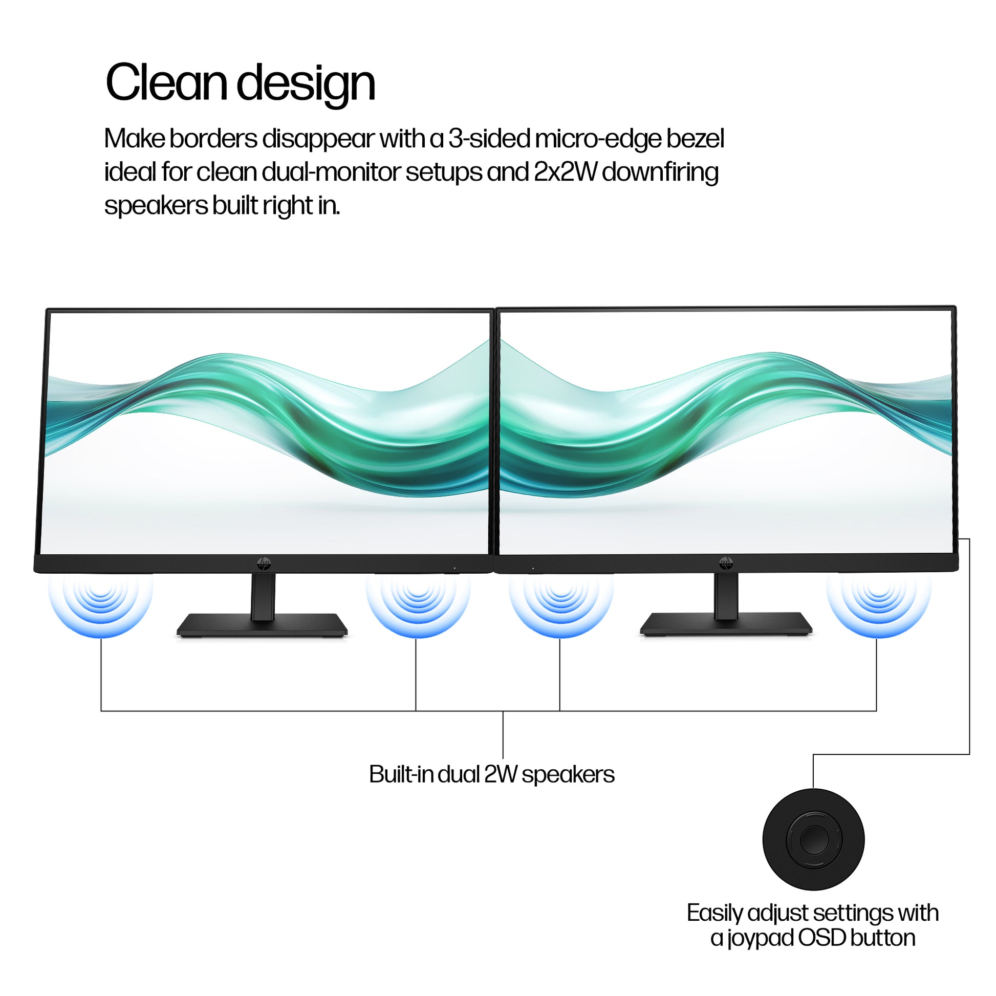 HP Series 3 Pro 21.5 inch FHD Monitor 322ph