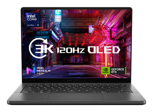 ASUS ROG Zephyrus G14 GU405AP-SY004W Intel Core Ultra 9 386H Laptop 35.6 cm (14") 3K 32 GB LPDDR5x-SDRAM 1 TB SSD NVIDIA GeForce RTX 5070 Wi-Fi 7 (802.11be) Windows 11 Home Grey product image