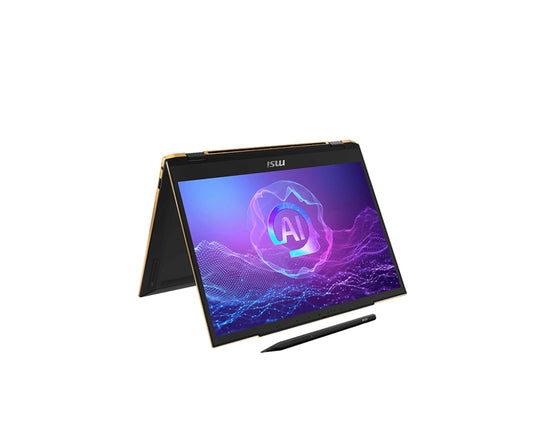 MSI Summit 13 AI EVO A2HMTG-074AU Intel Core Ultra 7 255H Hybrid (2-in-1) 33.8 cm (13.3") Touchscreen Full HD+ 32 GB LPDDR5-SDRAM 1 TB SSD Wi-Fi 7 (802.11be) Windows 11 Pro Black