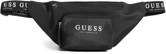 GUESS Logo Belt Bum Bag Waist Pack Crossbody Bag - Black • 100% Authentic • Brand New with Tags