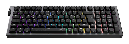 ASUS ROG Strix Morph 96 Wireless keyboard Gaming USB + RF Wireless + Bluetooth Black