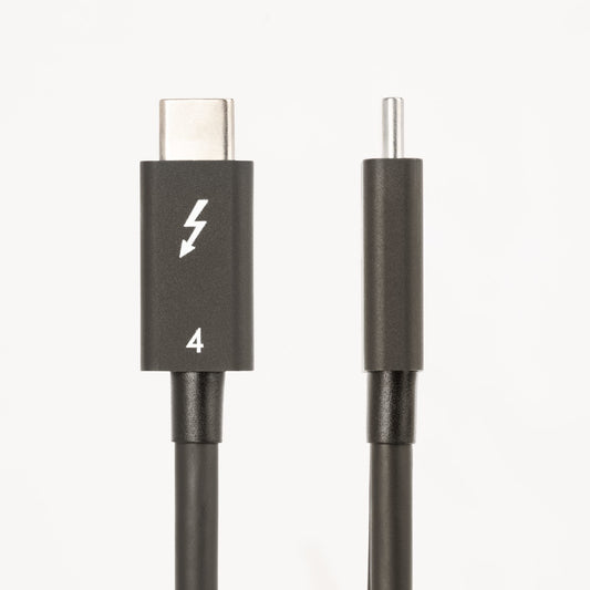 Star Tech 1.6ft Thunderbolt 4 Cable - 40Gbps - 100W PD - 4K/8K Video - Intel-Certified Thunderbolt Cable - Compatible w/USB 4/Thunderbolt 3/USB 3.2/USB Type-C/DisplayPort