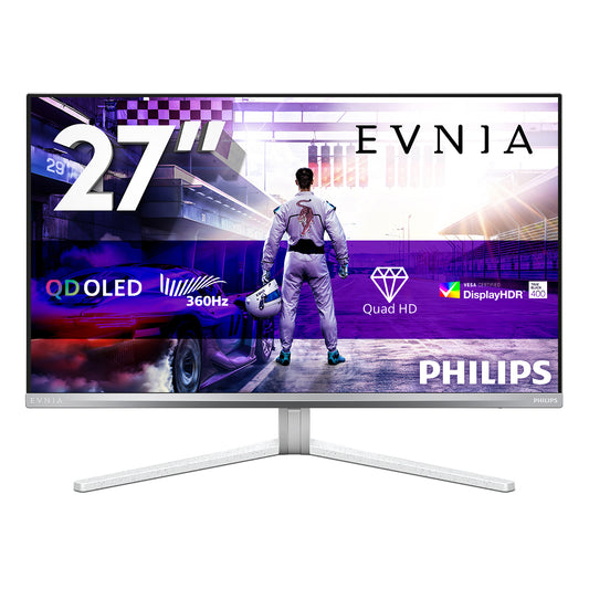 Philips Evnia 8000 27M2N8500/75 computer monitor 67.3 cm (26.5") 2560 x 1440 pixels Quad HD QD-OLED White