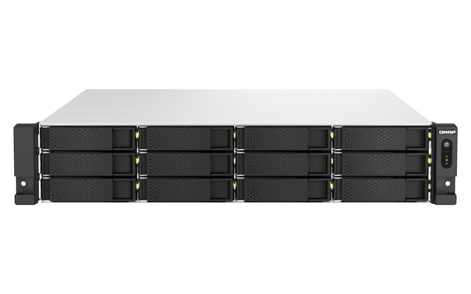 QNAP TS-h1887XU-RP-E2334-16G,18-Bay 2U rackmount NAS, IntelÂ® XeonÂ® E-2334 4 cores / 8 threads 3.4 GHz processor (boost up to 4.8 GHz), 16 GB ECC DDR4, 5 Yrs W