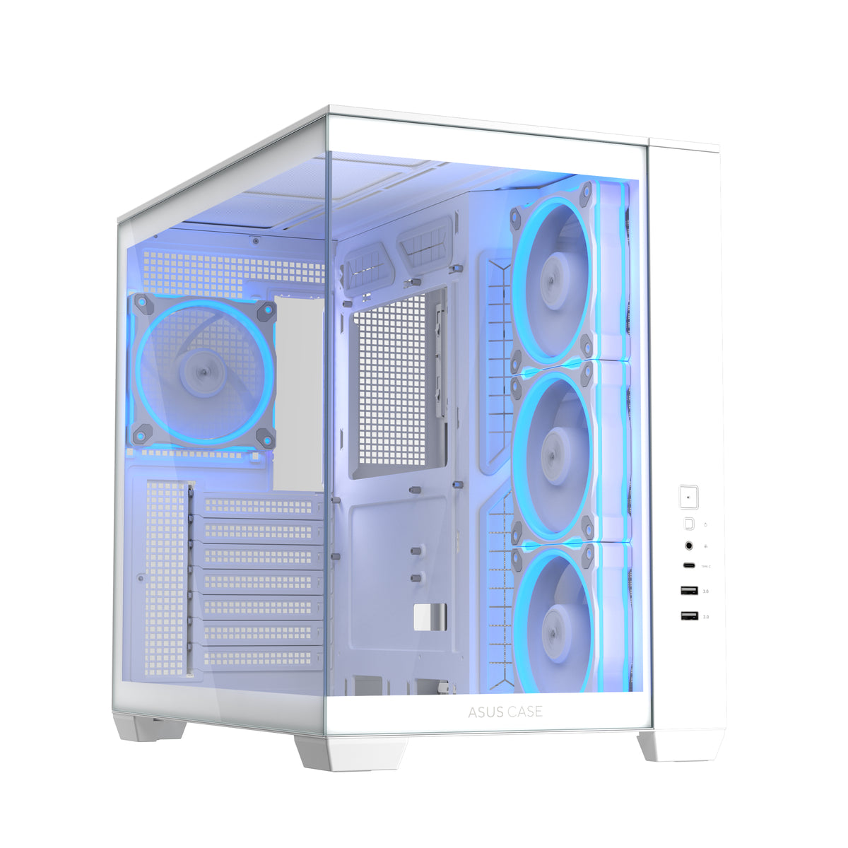 ASUS A32 Plus TG ARGB White Midi Tower product image