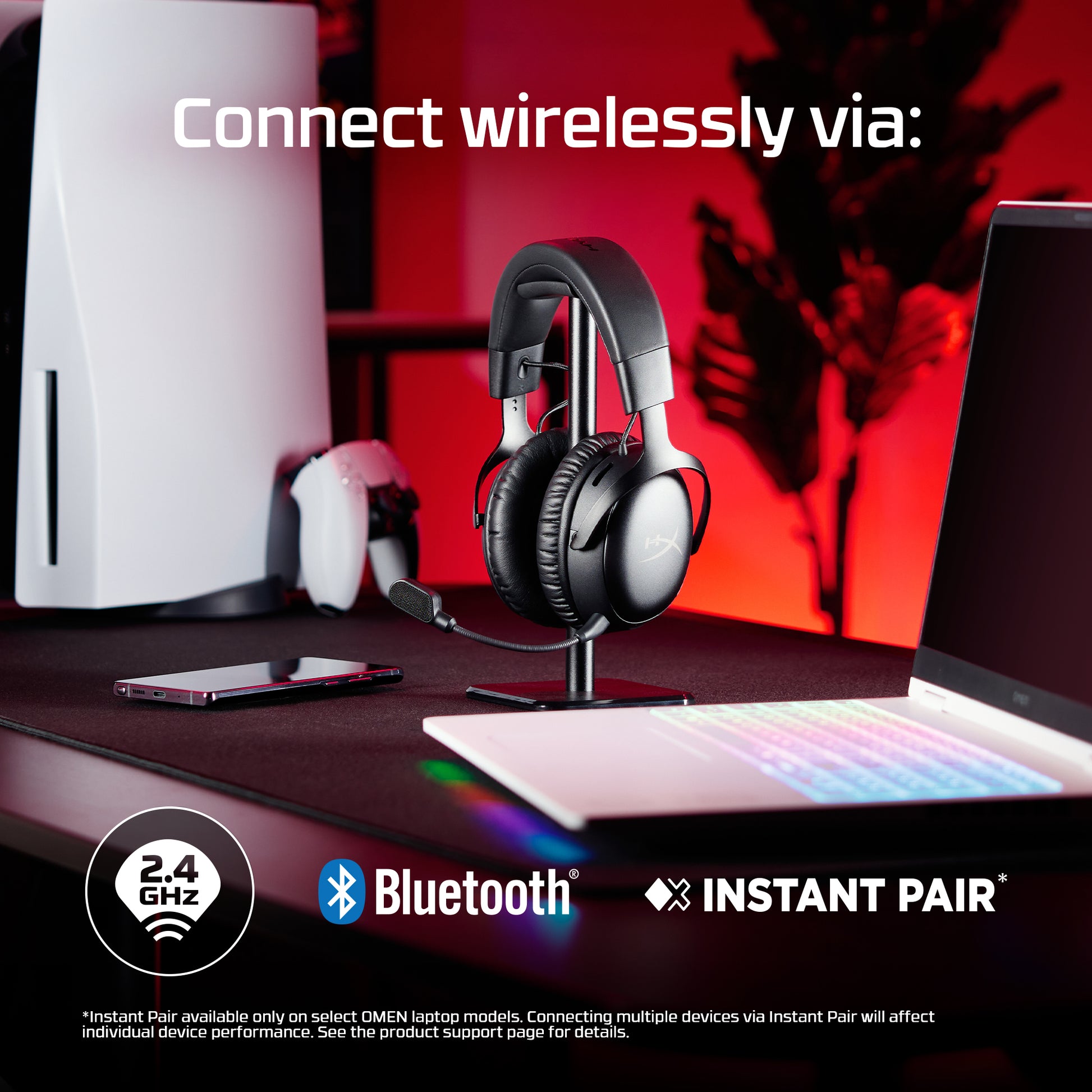 HyperX Cloud III S Wireless - Gaming Headset (Black)