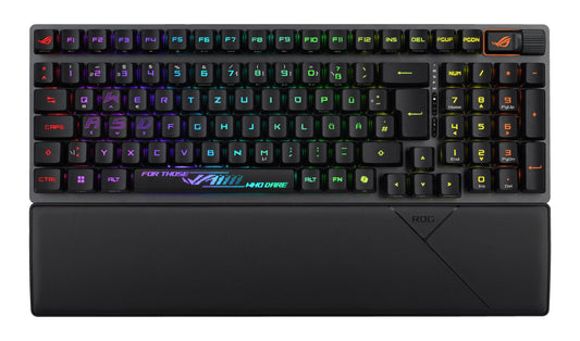 ASUS ROG Strix Scope II 96 RX Wireless keyboard Gaming USB + RF Wireless + Bluetooth Black