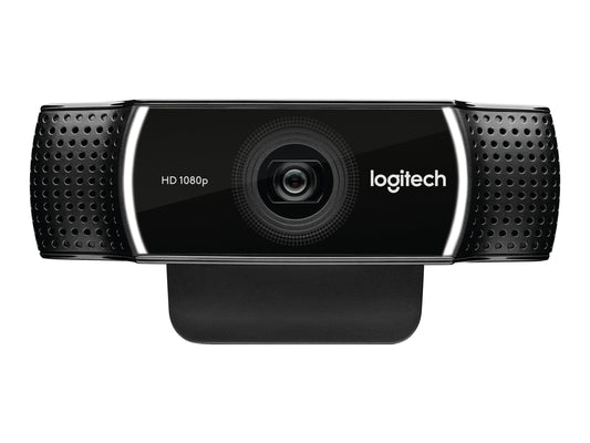 LOGITECH C922 WEBCAM, 1080P FULL HD, 2 X BUILT IN MIC (STEREO), USB CONNECT, 2YR WTY
