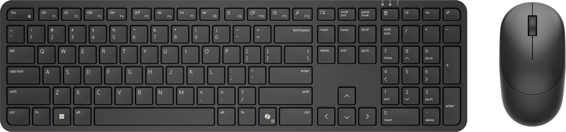 Dell Pro 5 Wireless Keyboard and Mouse KM526 - US English - Black