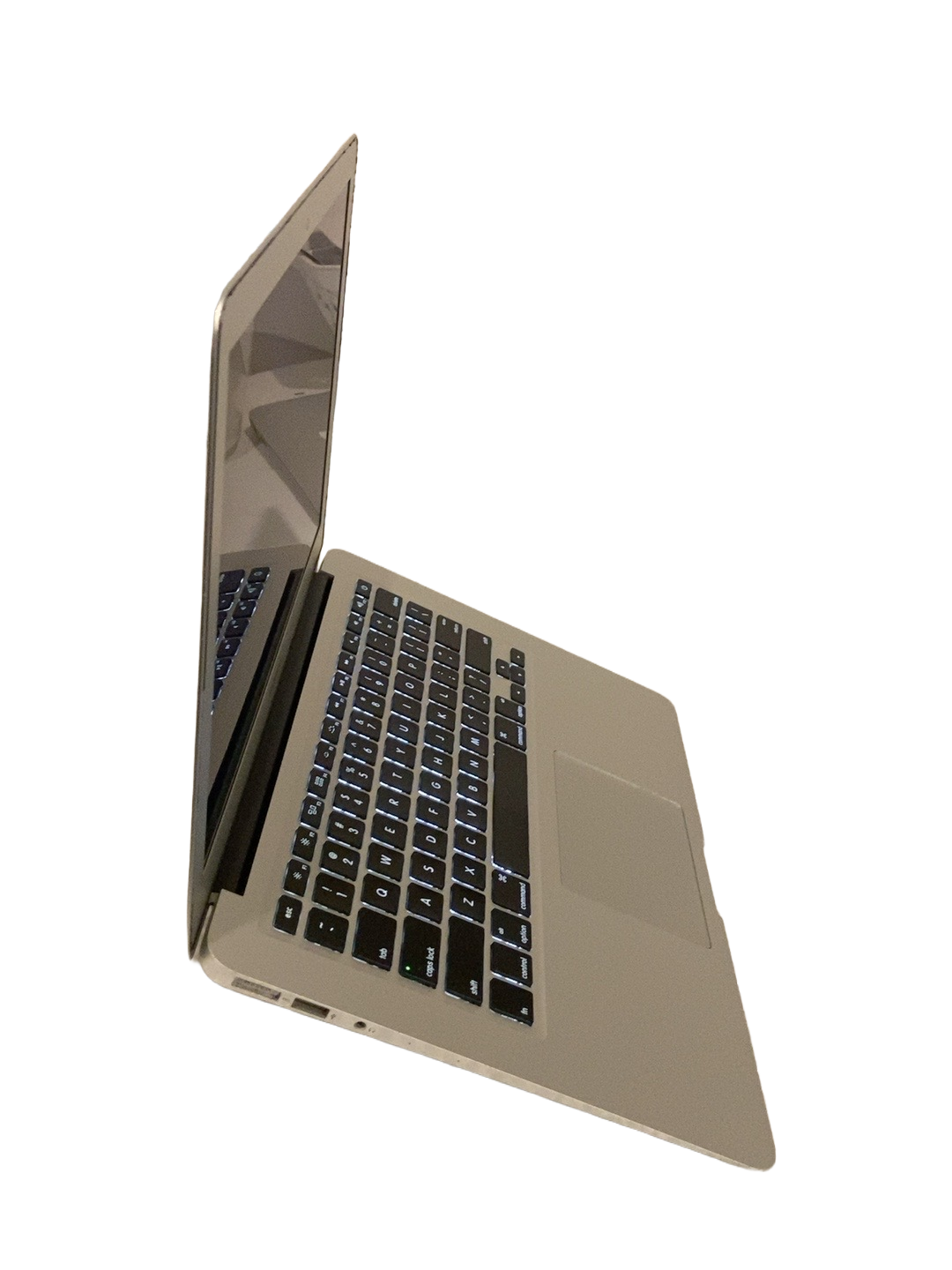 Apple MacBook Air 13-inch Early 2015 angled side view