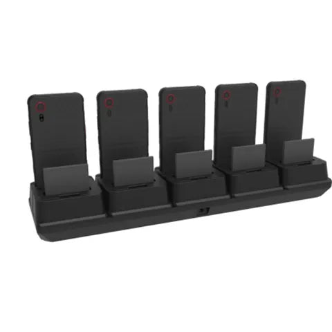 SAMSUNG (KOAMTAC) XCOVER7 PHONE & BATTERY CHARGING CRADLE - 5 SLOT (BLACK) *MOQ 20 UNITS*