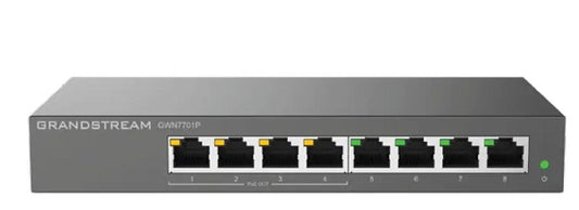 UNMANAGED NETWORK SWITCH 8 X GIGE 4 X POE