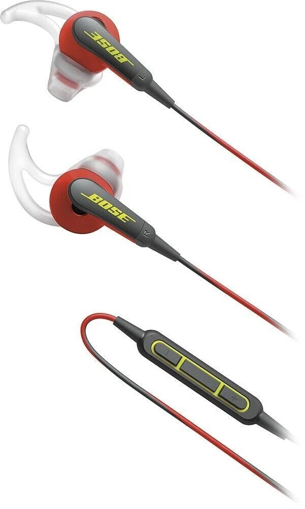 Bose SoundSport  In-Ear Headphones - Wired 3.5mm  for IOS & Android Devices  – RED | Like New Refurbished