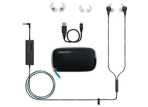 Bose QuietComfort 20 | Noise Cancelling In-Ear Headphones – 3.5mm Wired Earbuds | As New Refurbished