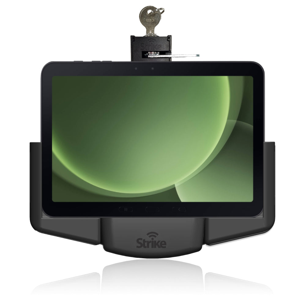 Samsung Galaxy Tab Active5 Pro Power and Data Lockable Cradle with USB-A to Ethernet Port (Hardwired Install)
