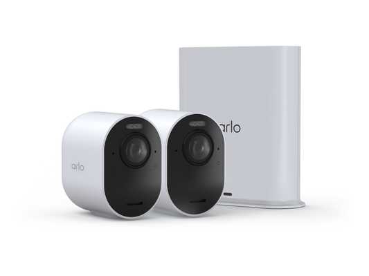 Arlo Ultra 4K Security Camera (3rd Gen) – 2 Camera Kit with SmartHub (VMS5250-100AUS)